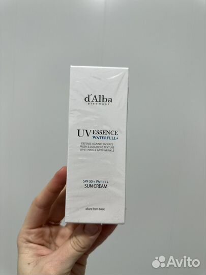 D'alba солнезащииный крем для лица SPF 50+