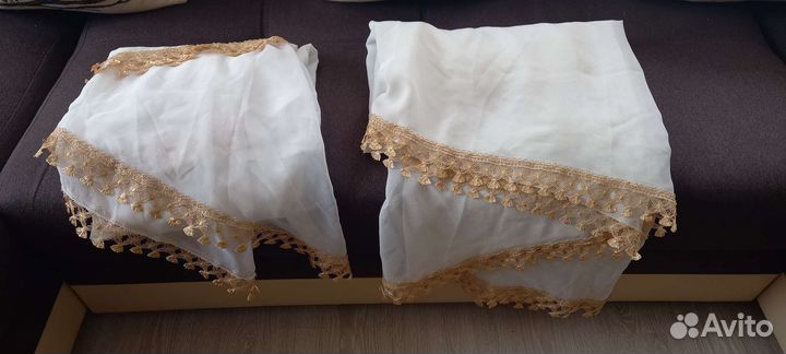 Занавески по 2 пары б/у