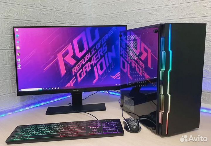 Игровой пк i7 4770 / RX 8GB игры/ учеба