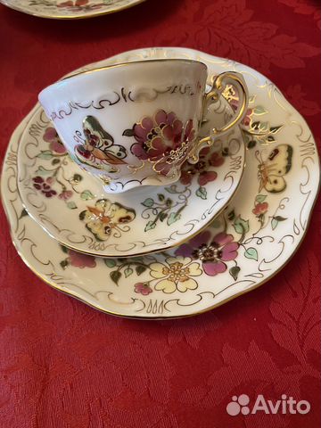 Кофейные тройки венгерской фабрики Жолнай