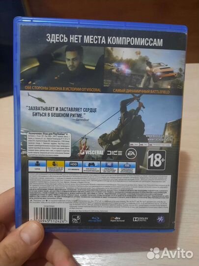 Игры для приставок ps4 Battlefield Hardline