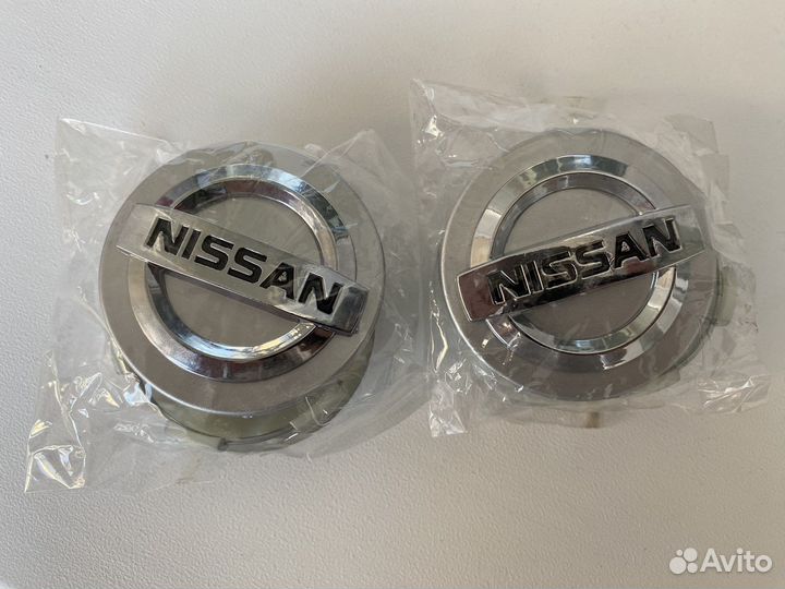 Колпачки на литые диски nissan