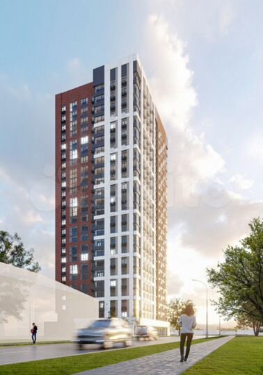 1-к. квартира, 43 м², 6/24 эт.