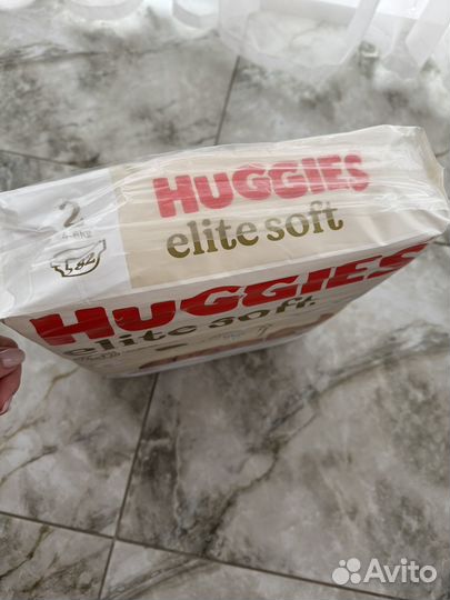 Подгузники huggies elite soft 2