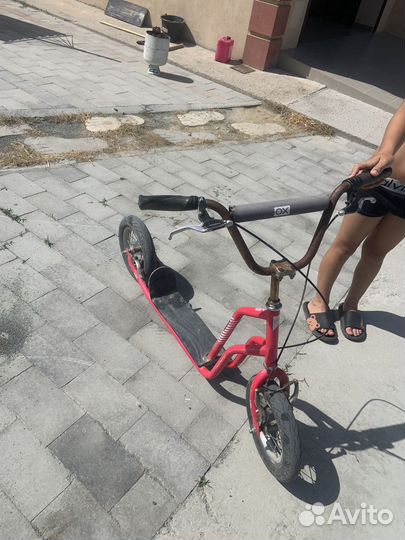 Самокат детский двухколесный бу