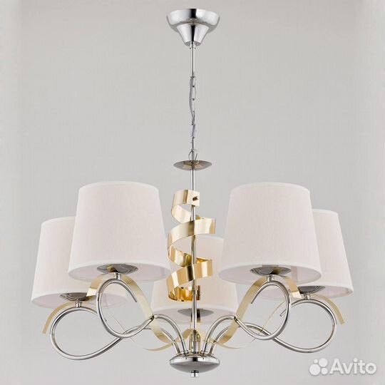 Люстра подвесная в спальню современная