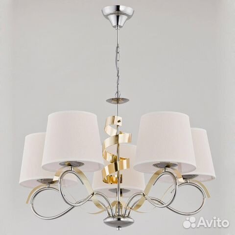 Люстра подвесная в спальню современная