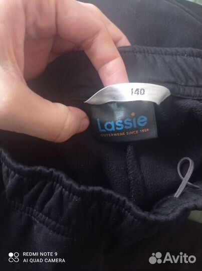 Демисезон брюки Lassie softshell на флисе р. 140