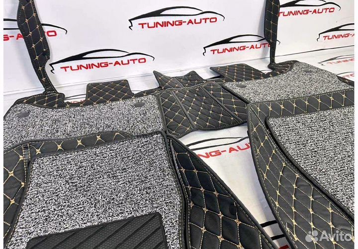 Ковры салона 3D Toyota LC Prado 150 / GX460