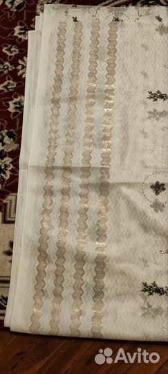 Тюль с люрексом