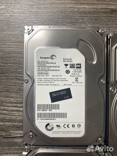 Жесткий диск 500GB 3.5