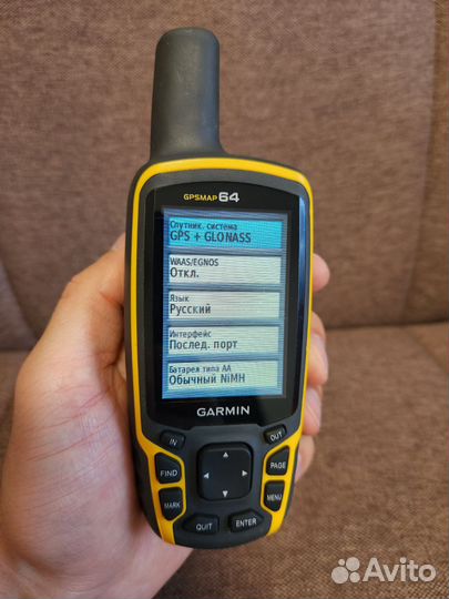 Навигатор Garmin gpsmap 64 с картой