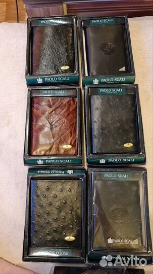 Кошелек мужской кожаный