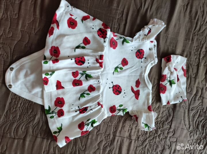 Платье боди для девочки