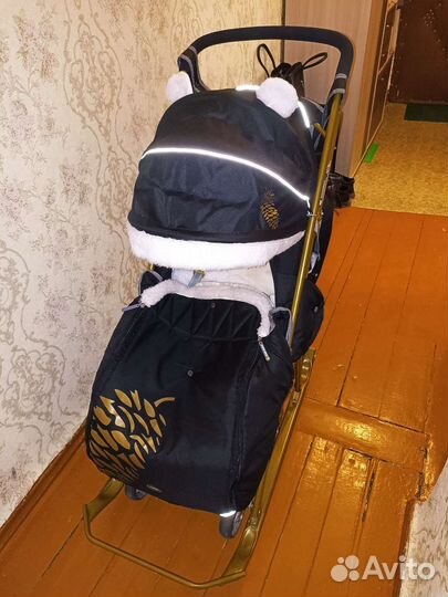 Санки коляска ника