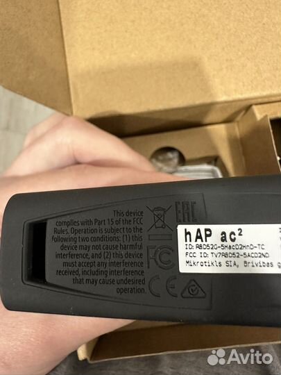 Microtik hap ac2 R8D52G-5HacD2HnD-TC