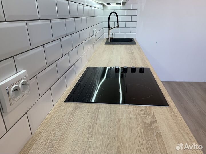 Прямая кухня новая мдф ксп:16748