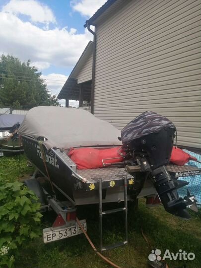 Моторная лодка fortboad 430 с мотором Mercury 20