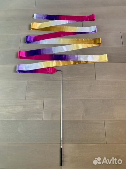 Гимнастическая лента Chacott, 5 м (Lavender-771)