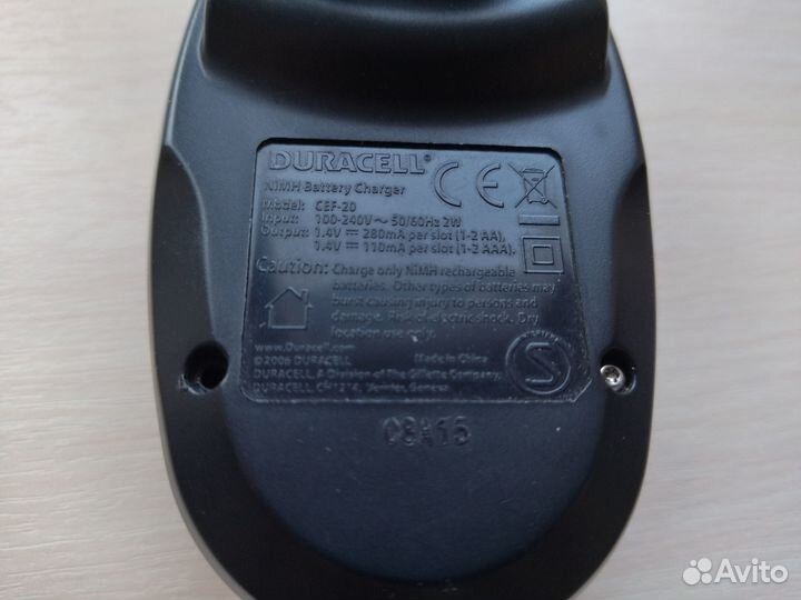 Зарядное устройство Duracell cef 20 для акб