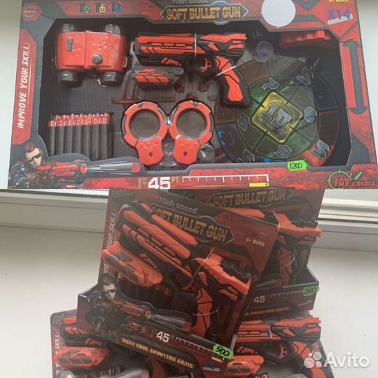 Пистолет игрушка Бластер soft bullet gun