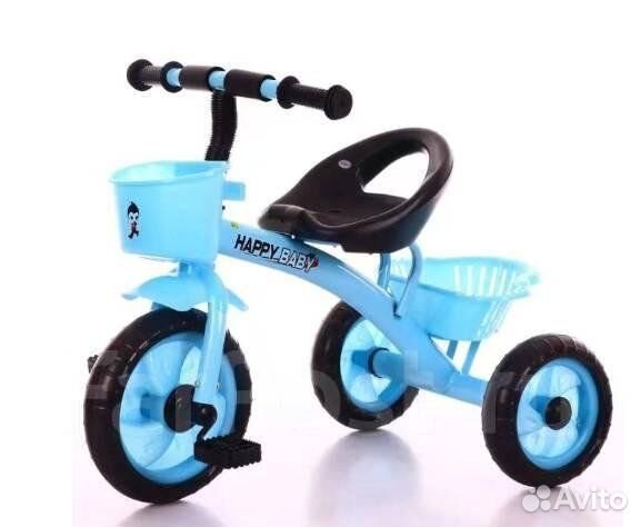 Велосипед трехколесный HappyBaby.1,5+Разные цвета