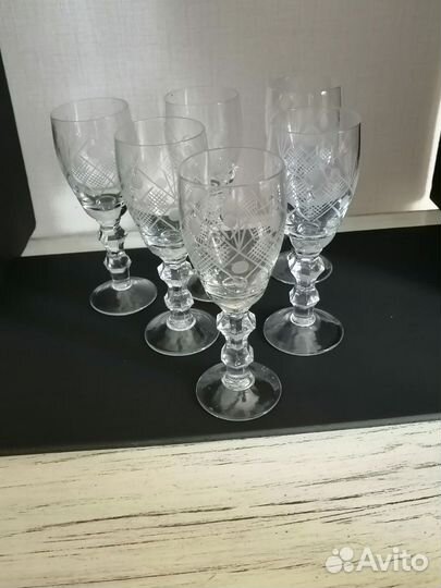 Хрустальные рюмки СССР