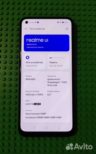 Realme 8 pro 6/128