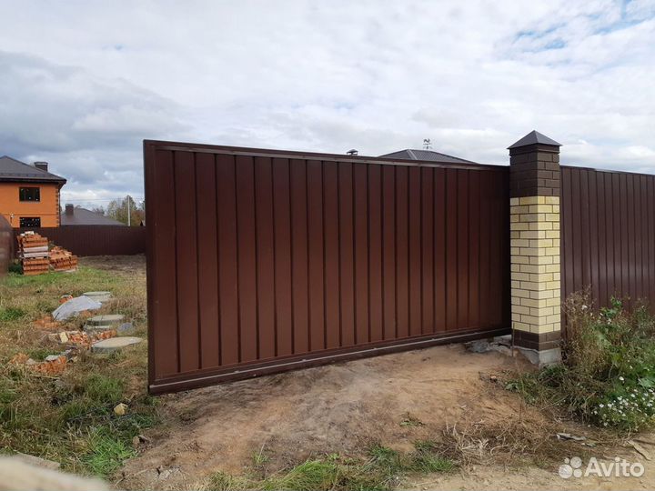 Откатные ворота Сдвижные