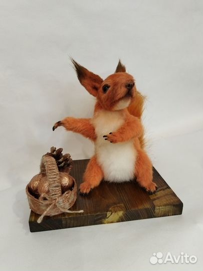 Белка проказница (ручная работа)