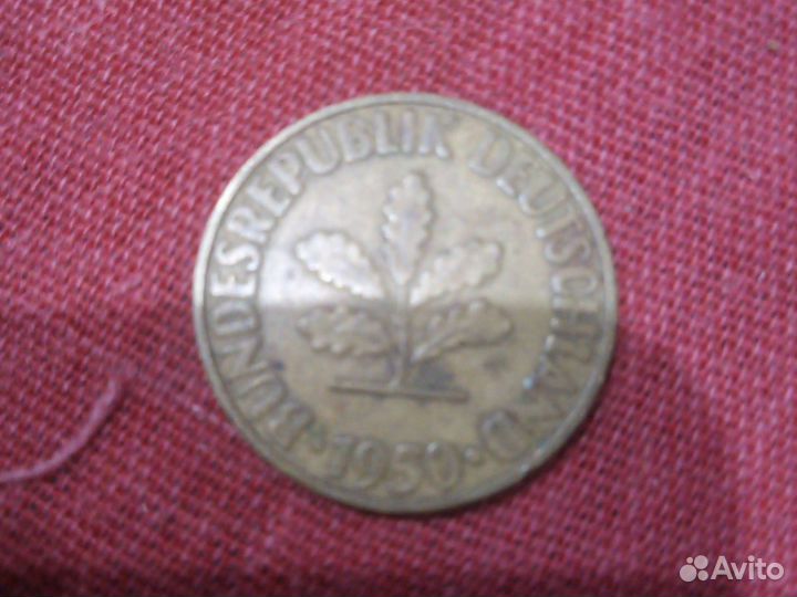 Монета 1950г.,Германия