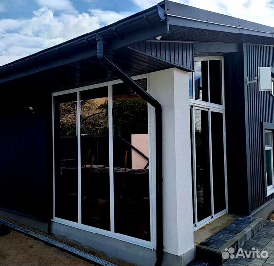 Алюминиевое остекление террас, веранд