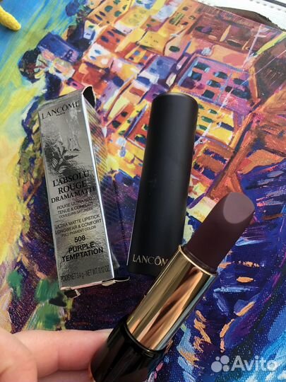 Помада lancome drama matte 508 purple temptation