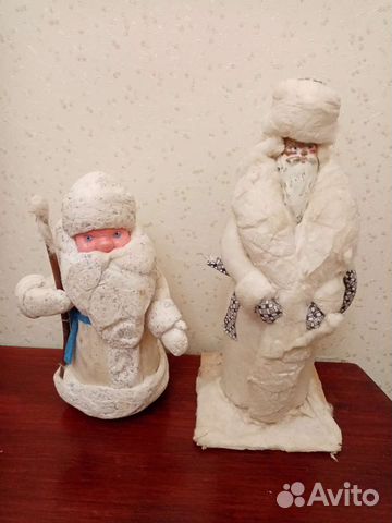Ватный дед мороз СССР