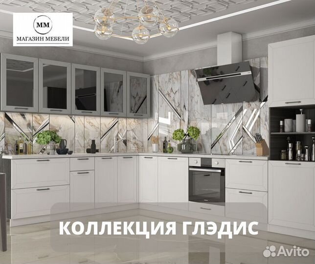 Кухня с антресолями