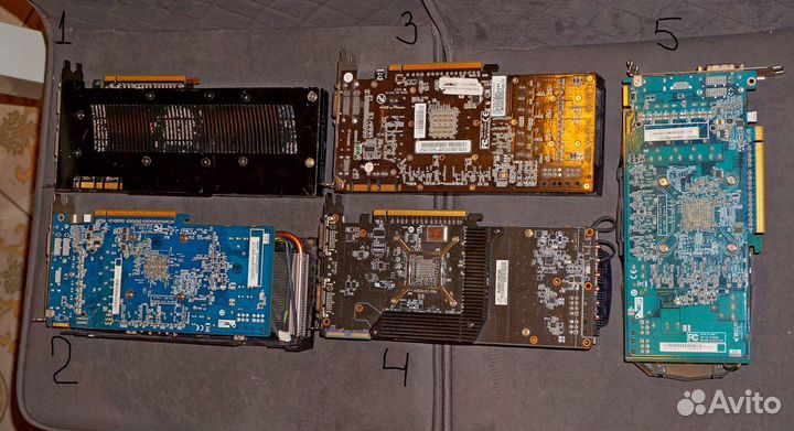 Крутые старые видеокарты Pci-e Трейдин