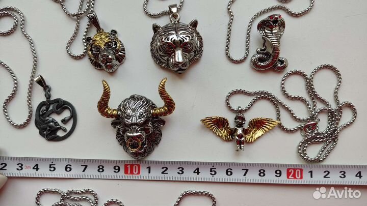 Кулоны с цепью новые