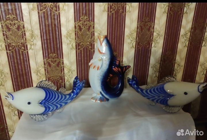 Продам статуэтки рыбок СССР