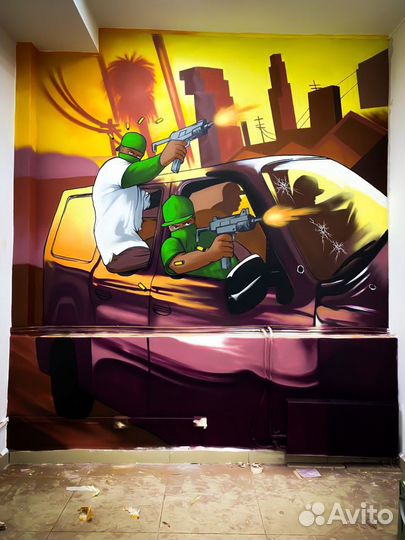 Художественная роспись стен