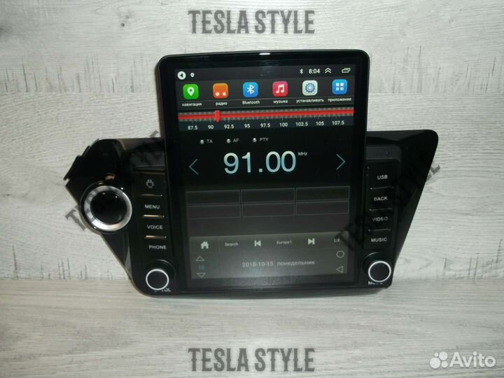 Магнитола Kia Rio 3 Tesla 2/32 Android GPS WiFi