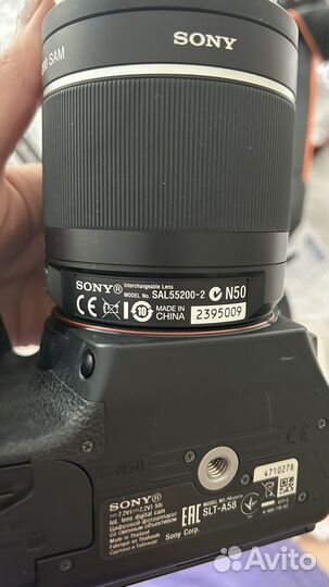 Фотоаппарат sony a58