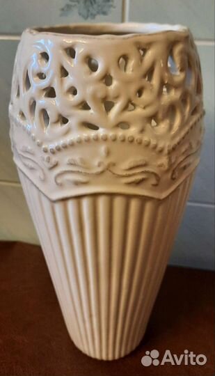 Ваза стеклянная со стразами