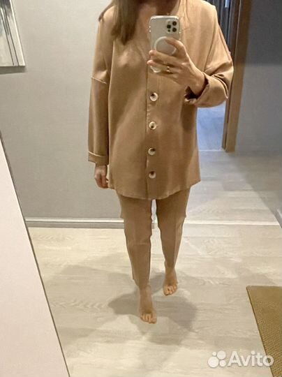 Костюм спортшик брючный бежевый р.42