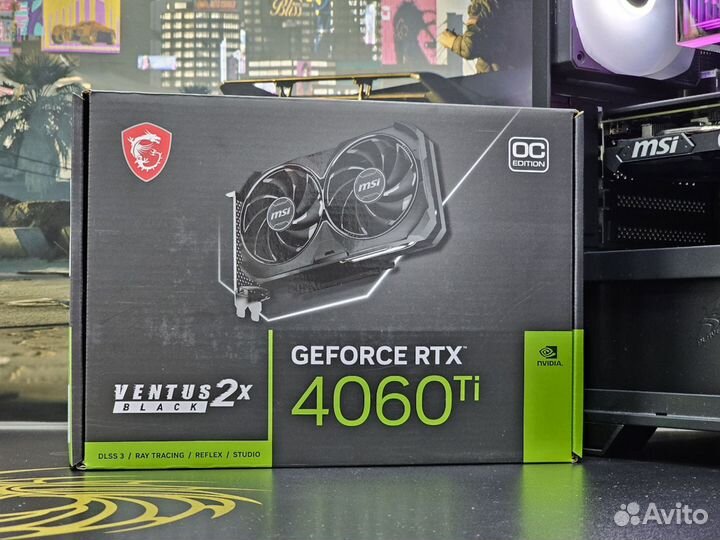 Игровой пк Intel i5 12400 / RTX 4060ti /16gb/1tb S