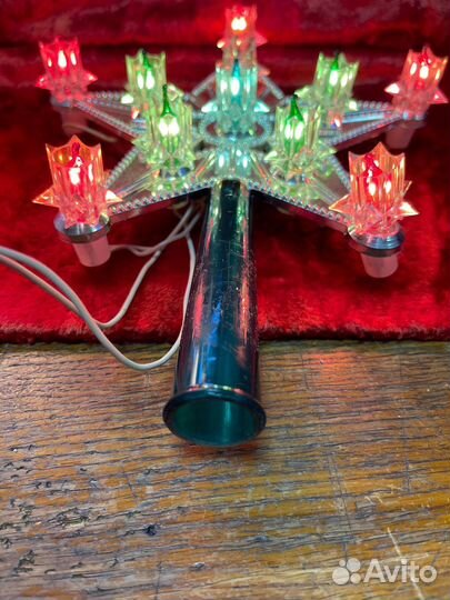 Звезда на елку, электрическая