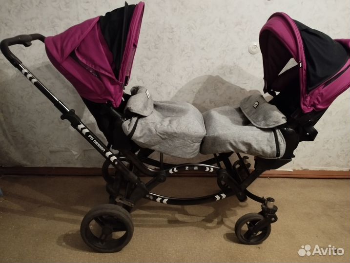 Коляска для двойни 2 в 1