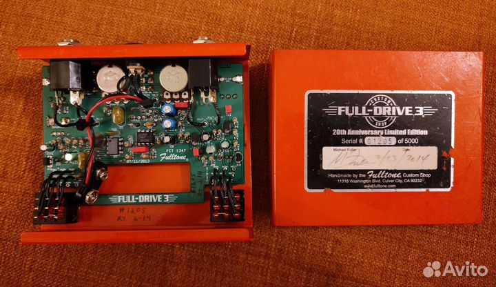 В Коллекцию. Fulltone FullDrive 3 20th anniversary
