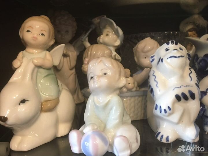 Фигурки,вазы,фужеры