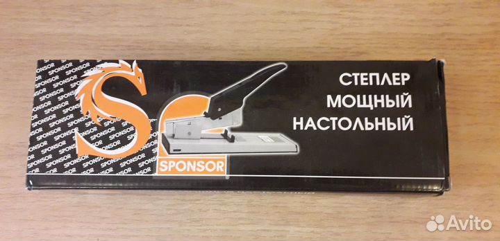 Степлер мощный канцелярский на 100 листов