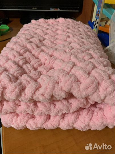 Плед из alize puffy